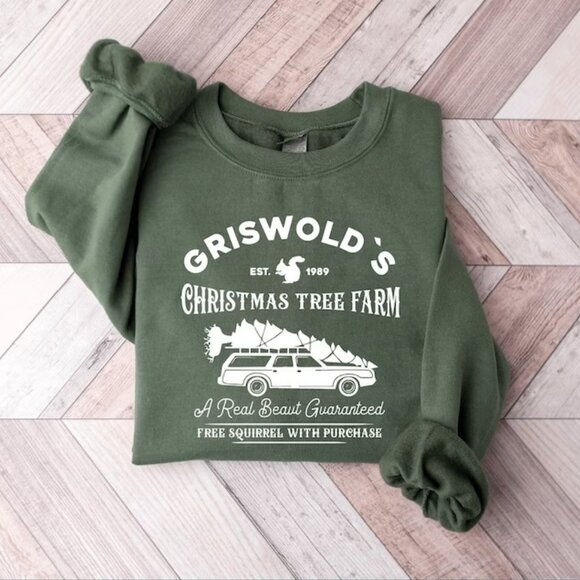 Christmas Sweatshirt National Lampoons Christmas Griswolds Vacation Sweatshirt - Picture 1 of 5